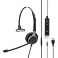 Miniatyrbillede 7 af 8: EPOS I SENNHEISER IMPACT SC 635 USB - Headset - on-ear - kablet - USB, 3,5 mm stik - sort, sølv