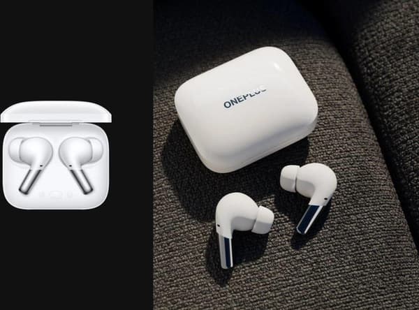 OnePlus - Wireless Buds Pro - Trådløse øretelefoner - Bas boost funktion - Inklusiv opladningsetui - Hvid