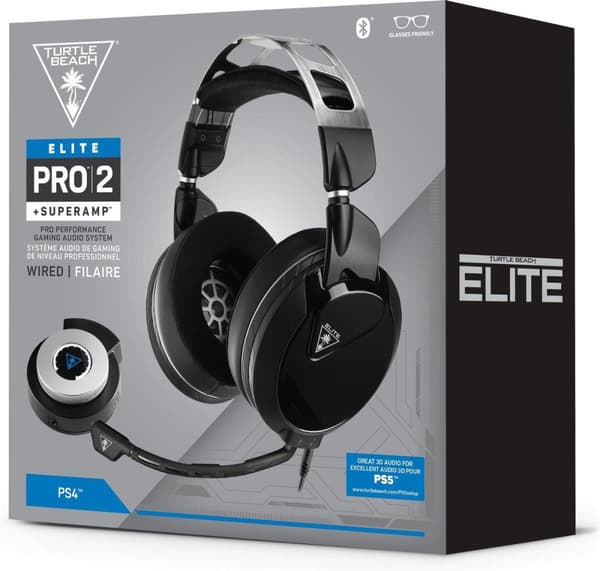 Turtle Beach Elite Pro 2 -pelikuulokkeet ja Super AMP - PS4 ja PS5