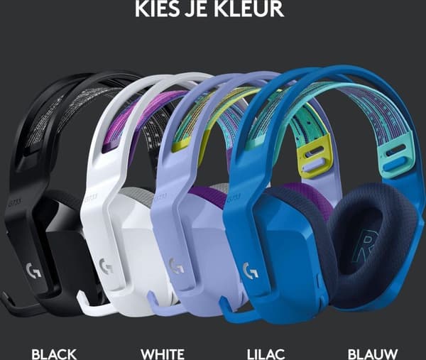 Logitech G733 LIGHTSPEED trådlöst spelheadset - PS5/PS4 & PC - Blå