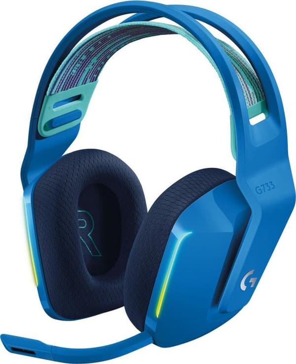 Logitech G733 LIGHTSPEED trådlöst spelheadset - PS5/PS4 & PC - Blå