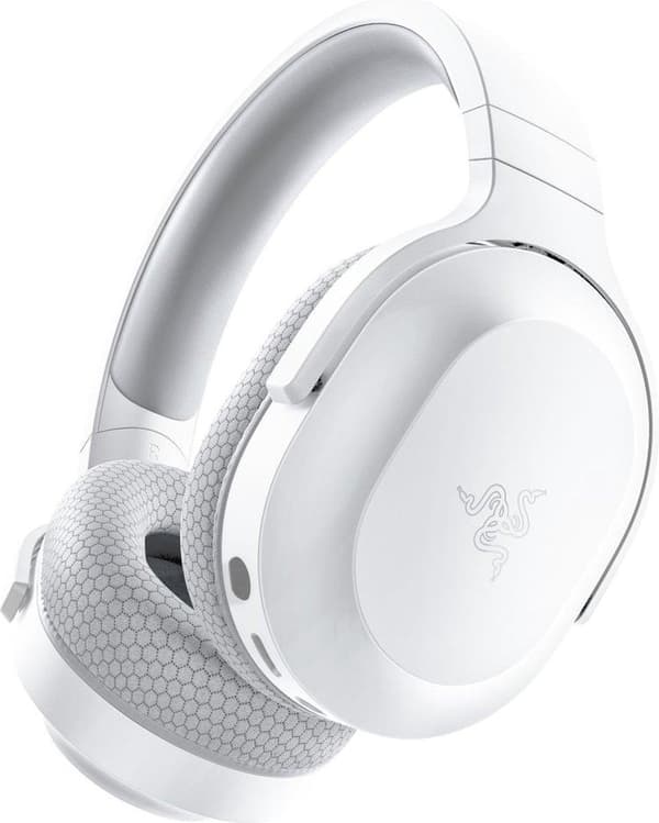Razer Barracuda X (2022) langattomat pelikuulokkeet – Mercury White (PC/PlayStation/Switch/Android)