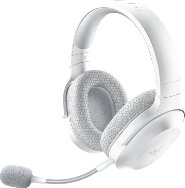 Razer Barracuda X (2022) langattomat pelikuulokkeet – Mercury White (PC/PlayStation/Switch/Android)