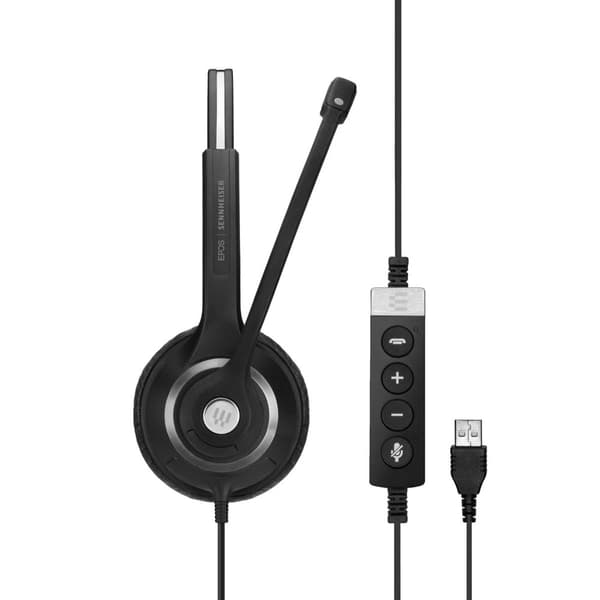 Sennheiser SC 260 MS II USB Binaural Headband Svart hörlurar