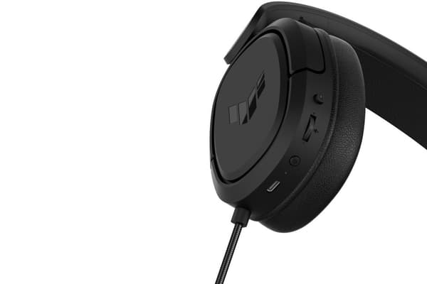 ASUS TUF Gaming H1 Wireless - Kuulokkeet - ympyrä - 2,4 GHz - langaton - musta