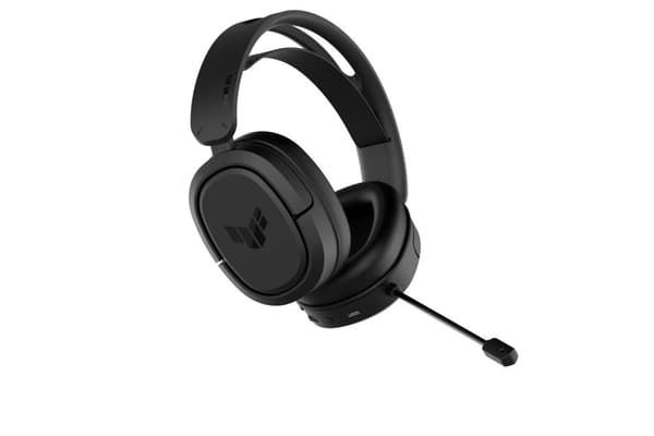 ASUS TUF Gaming H1 Wireless - Headset - circumaural - 2,4 GHz - trådløs - sort