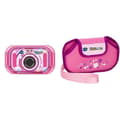 Miniatyrbild 1 av 6: Vtech 80-163554 Kidizoom Touch 5.0 Pink Barnkamera Digitalkamera för barn Barn Digitalkamera, Flerfärgad & 80-211059 - Kidizoom Touch Bärväska, Rosa