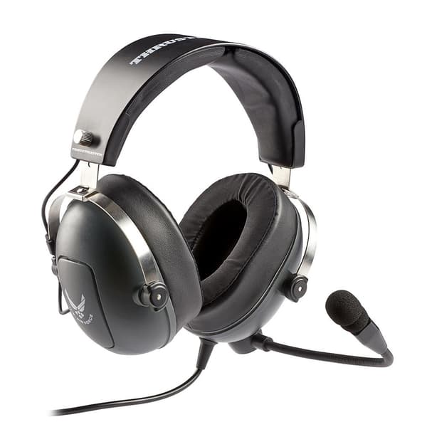 ThrustMaster T.Flight - US Air Force Edition - Headset - circumaural - kablet - 3,5 mm jack - støjisolering