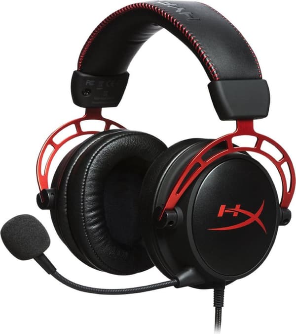HyperX Cloud Alpha Pro Gaming Headset - PC, PS4, PS5, Xbox One & Xbox Series - Sort/Rød