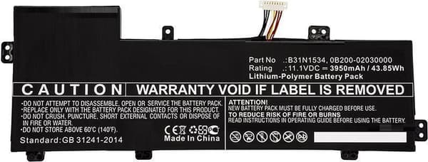 CoreParts MBXAS-BA0172 notebook reservedelsbatteri (MBXAS-BA0172)