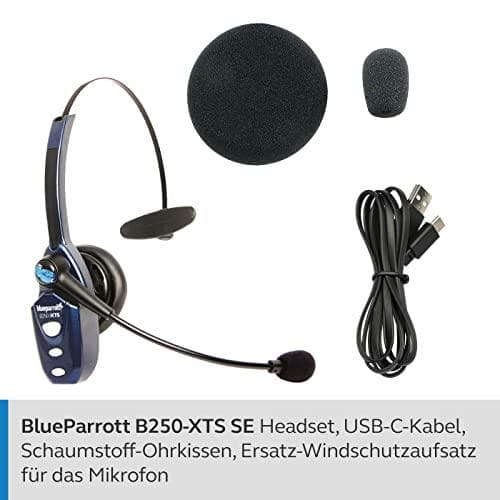 GN Jabra BlueParrott B250-XTS SE - Headset - on-ear - cabriolet - Bluetooth - trådlöst - aktiv brusreducering (204426)