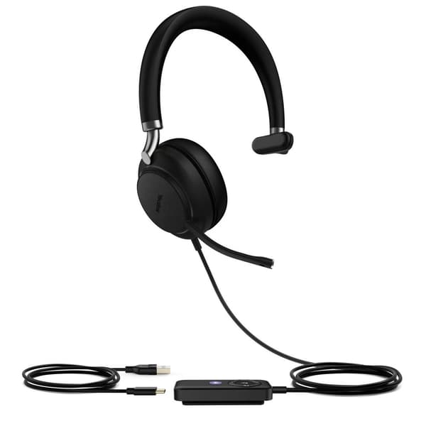 Yealink Network Yealink Headset UH 38 Mono Teams-W/O BAT - utan batteri (UH38 Mono Teams-W/O BAT)