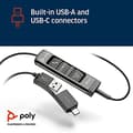 Miniatyrbild 2 av 3: Poly EncorePro 545 - Headset - on-ear - trådbunden - USB-C, USB-A