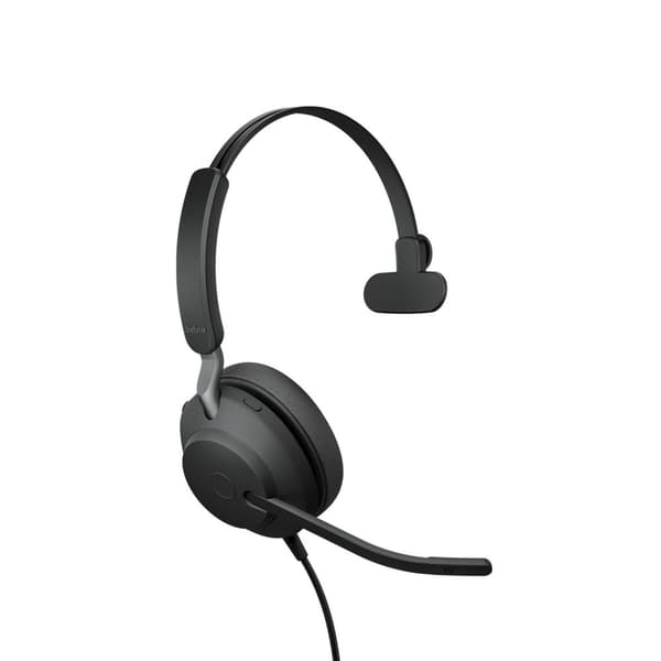 Jabra Evolve2 40, UC Mono Headset Trådbundet pannband Office/Call Center USB Typ-A Svart