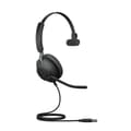 Miniatyrbild 2 av 3: Jabra Evolve2 40, UC Mono Headset Trådbundet pannband Office/Call Center USB Typ-A Svart