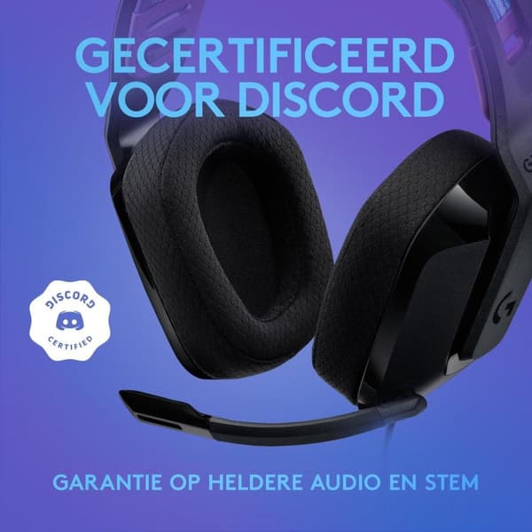 Logitech G335 - Wired Gaming Headset - PC, Playstation, Xbox, Switch - Svart