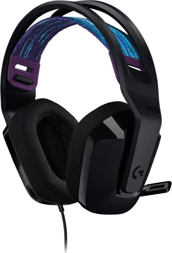 Logitech G335 - Wired Gaming Headset - PC, Playstation, Xbox, Switch - Svart