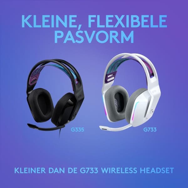 Logitech G335 - Wired Gaming Headset - PC, Playstation, Xbox, Switch - Svart