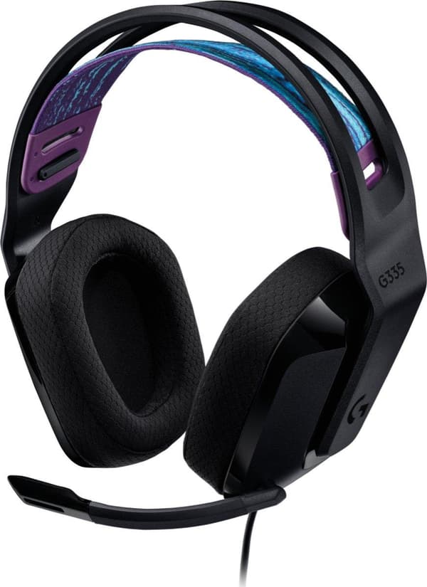 Logitech G335 - Wired Gaming Headset - PC, Playstation, Xbox, Switch - Svart