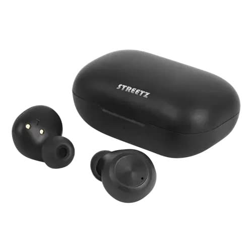 STREETZ Trådlösa Hörlurar, In-Ear, BT 5, TWS - Svart