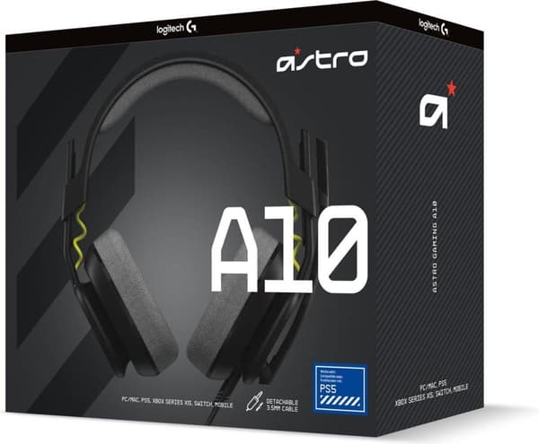 ASTRO Gaming A10 Headset Kabelført pandebånd Gaming Sort
