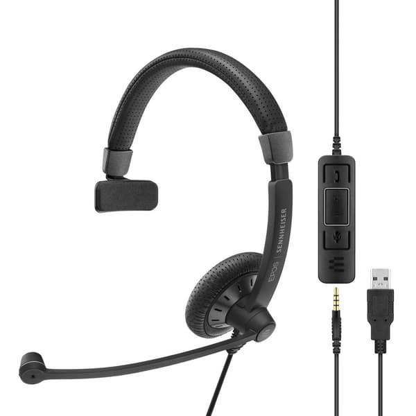 EPOS Sennheiser SC 45 USB MS - Culture Plus Mobile - Headset - On-Ear - Svart (507083)