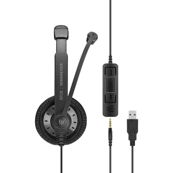 EPOS Sennheiser SC 45 USB MS - Culture Plus Mobile - Headset - On-Ear - Svart (507083)