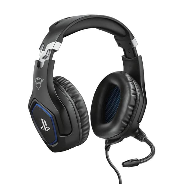Trust GXT 488 Forze – Spelheadset – Officiellt licensierat – Lämplig för PS4 & PS5 / Svart