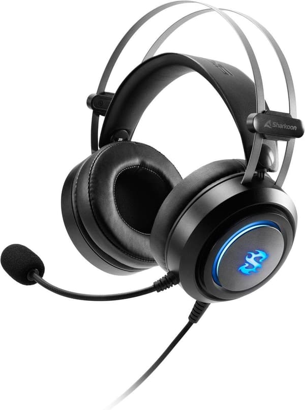 Sharkoon Skiller SGH30 Headset Wired Pannband Gaming Svart