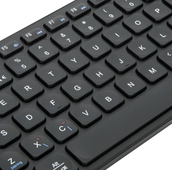 Targus - Näppäimistö - kompakti, monilaite, antimikrobinen - langaton - Bluetooth 5.1 - QWERTY - GB - musta - B2B
