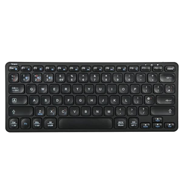 Targus - Näppäimistö - kompakti, monilaite, antimikrobinen - langaton - Bluetooth 5.1 - QWERTY - GB - musta - B2B