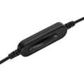 Miniatyrbillede 9 af 10: Targus AEH102GL - Headset - on-ear - cabriolet - kablet - USB-A - støjisolering - sort (AEH102GL)