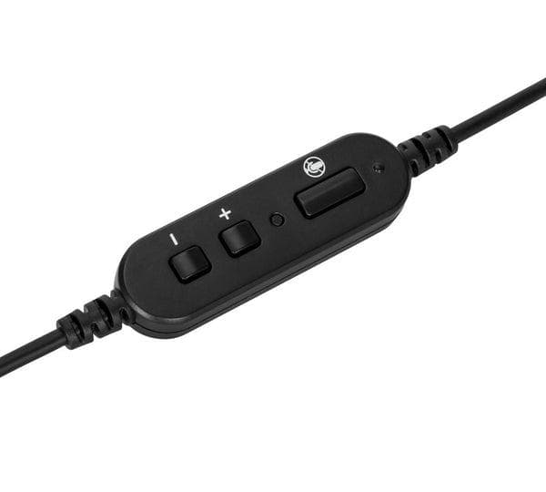 Targus AEH102GL - Headset - on-ear - cabriolet - kablet - USB-A - støjisolering - sort (AEH102GL)