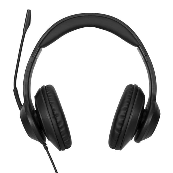 Targus AEH102GL - Headset - on-ear - cabriolet - kablet - USB-A - støjisolering - sort (AEH102GL)