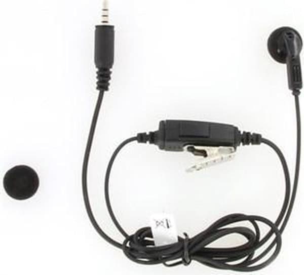 Kenwood KHS-33 øretelefon med in-line PTT til PKT-23 radio