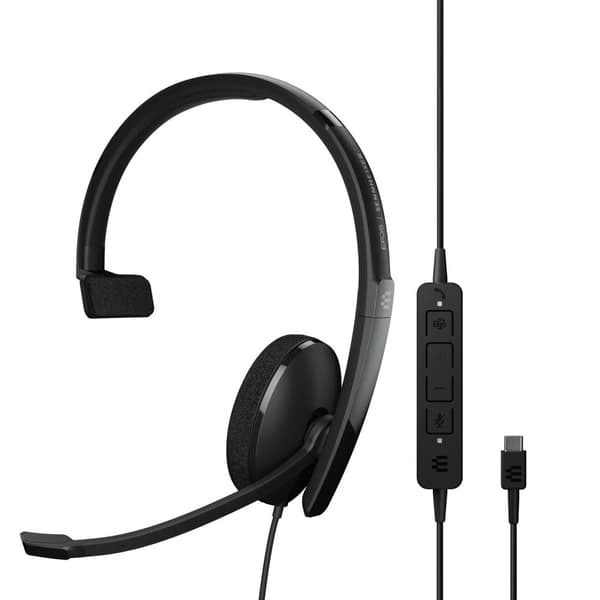 EPOS I SENNHEISER ADAPT 130T USB-C II - ADAPT 100 -sarja - kuulokkeet - korvalla - langallinen - USB-C - musta - sertifioitu Microsoft Teamsille, opti