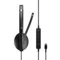 Pikkukuva 5 / 5: EPOS I SENNHEISER ADAPT 130T USB-C II - ADAPT 100 -sarja - kuulokkeet - korvalla - langallinen - USB-C - musta - sertifioitu Microsoft Teamsille, opti