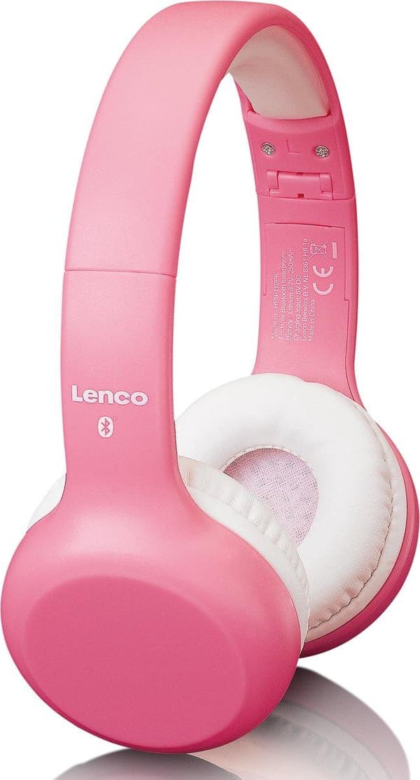 Lenco HPB-110 - Kuulokkeet tarrasarjalla - Vaaleanpunainen