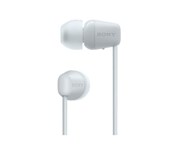 Sony WI-C100 - Trådløse øretelefoner - Hvid