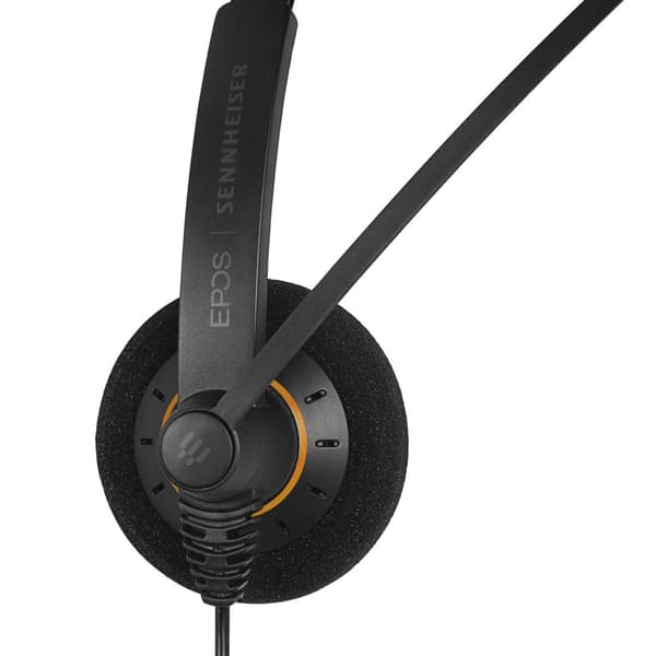 EPOS I SENNHEISER IMPACT SC 60 USB ML - headset - on-ear - kablet - USB - sort med orange accenter