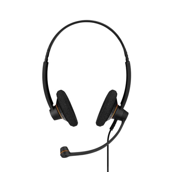 EPOS I SENNHEISER IMPACT SC 60 USB ML - headset - on-ear - kablet - USB - sort med orange accenter