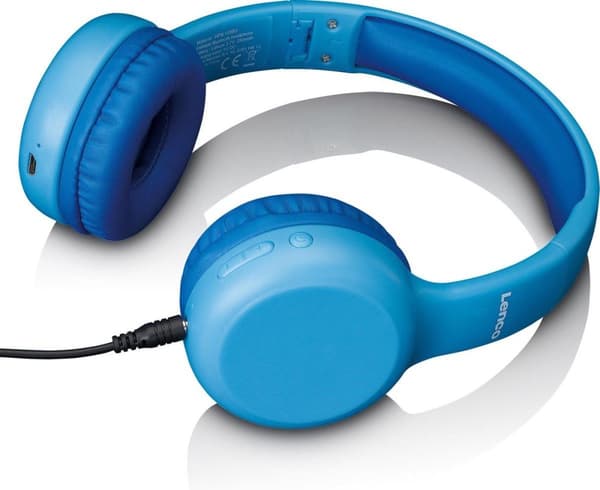 Lenco HPB-110BU - Taitettavat lasten Bluetooth-kuulokkeet - Sininen