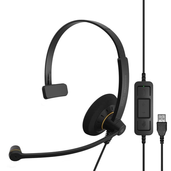 EPOS | Sennheiser IMPACT SC 30 USB ML -kuulokemikrofoni, USB Type-A musta