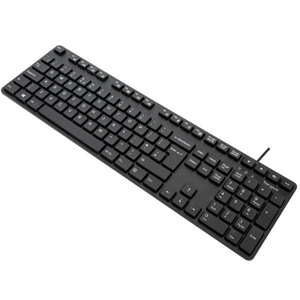 Targus - Tastatur - antimikrobielt - antimikrobielt - USB - QWERTY - GB - Sort