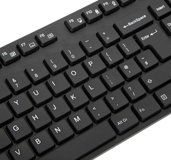 Targus - Tastatur - antimikrobielt - antimikrobielt - USB - QWERTY - GB - Sort