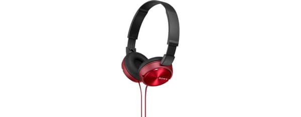 Sony MDR-ZX310AP - On-ear hörlurar - Röd