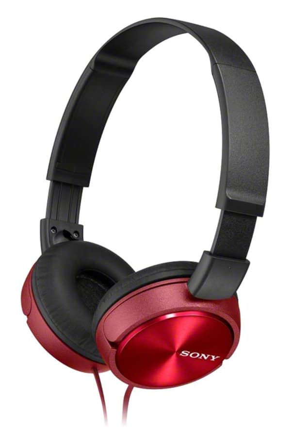 Sony MDR-ZX310AP - On-ear hörlurar - Röd