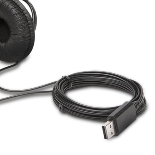 USB Hi-Fi-hörlurar med mikrofon