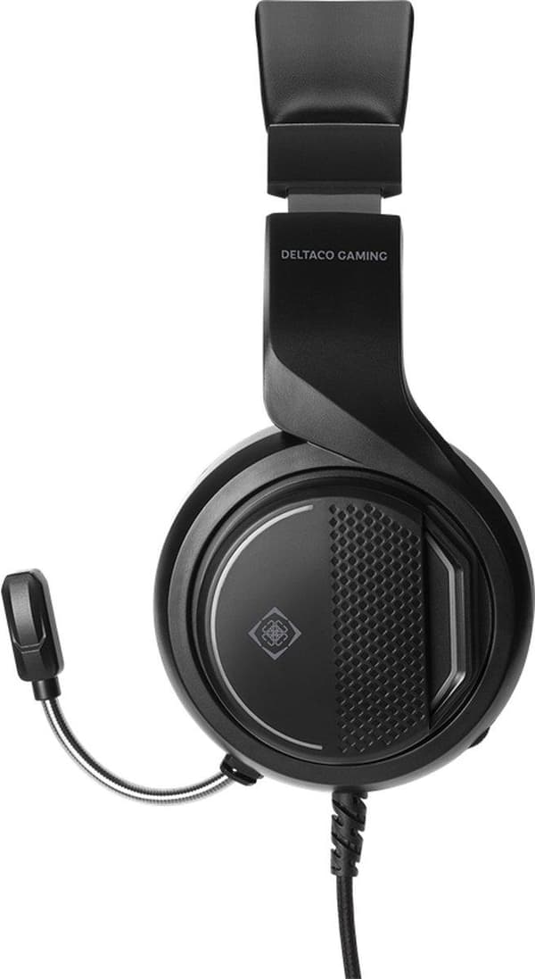 Deltaco Gaming Stereo Gaming Headset PS5:lle, 1 x 3,5 mm liitin - musta/sininen