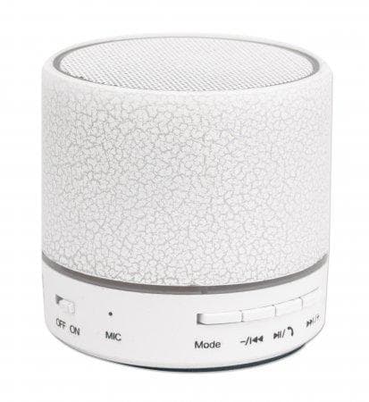 Manhattan LED Bluetooth højttaler, - Neodymium - 4 cm - 150 - 18000 Hz - Trådløs - A2DP,AVRCP,HFP,HSP - 10 m (165303)